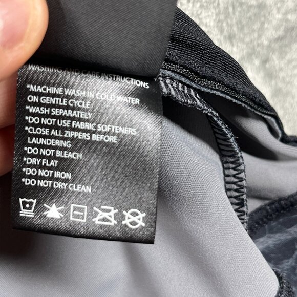 Lole Track Jacket Womens Medium Black Gray Performance Sportswear Active - Picture 6 of 12